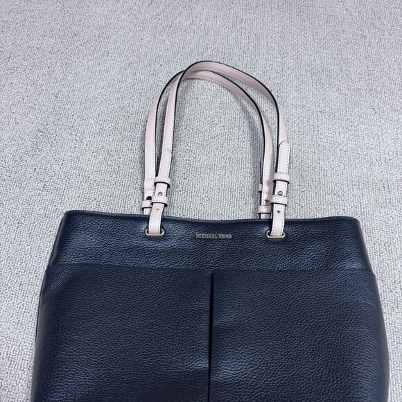 Michael Kors Medium Top Zip Pocket Tote Black Pink NWT - Picture 6 of 10